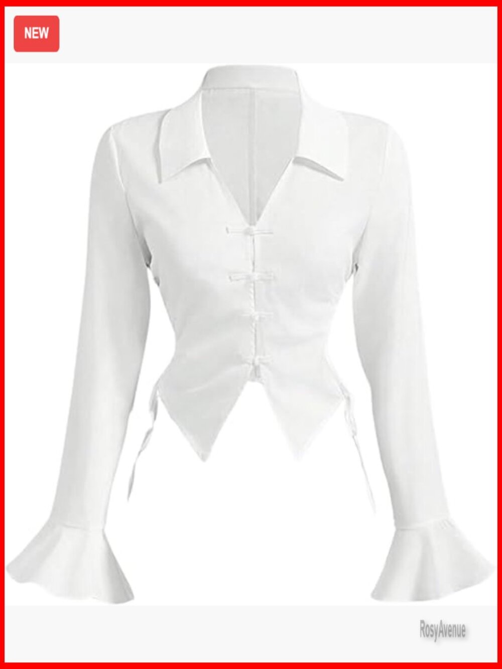 Women's Long Sleeve Button Down Blouse Office Work Top